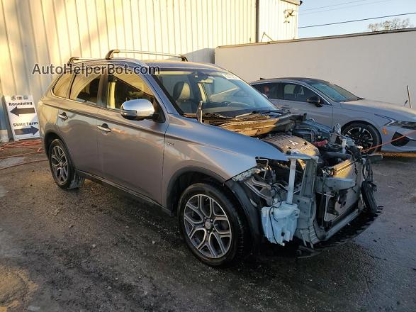 2015 Mitsubishi Outlander Gt Silver vin: JA4JZ4AX7FZ014215