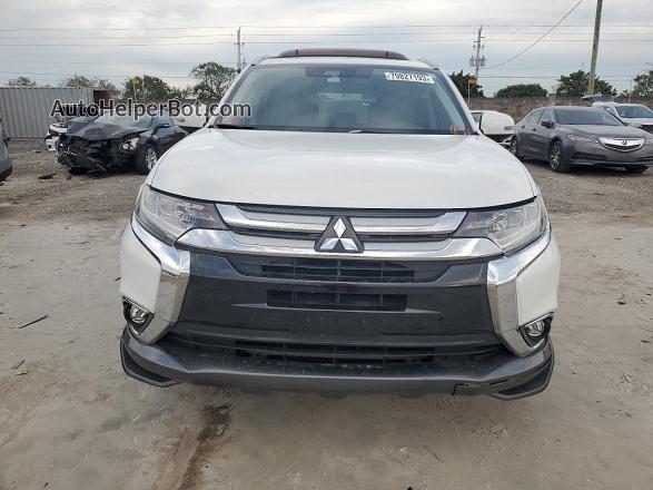 2017 Mitsubishi Outlander Gt White vin: JA4JZ4AX8HZ009642
