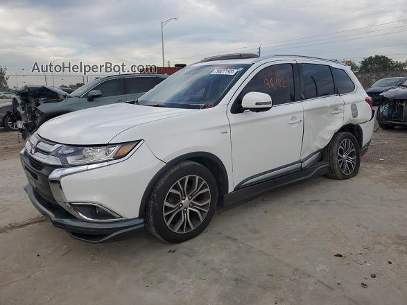 2017 Mitsubishi Outlander Gt White vin: JA4JZ4AX8HZ009642