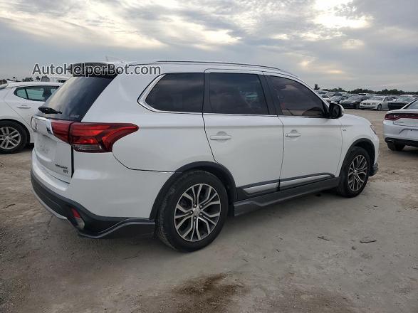 2017 Mitsubishi Outlander Gt White vin: JA4JZ4AX8HZ009642
