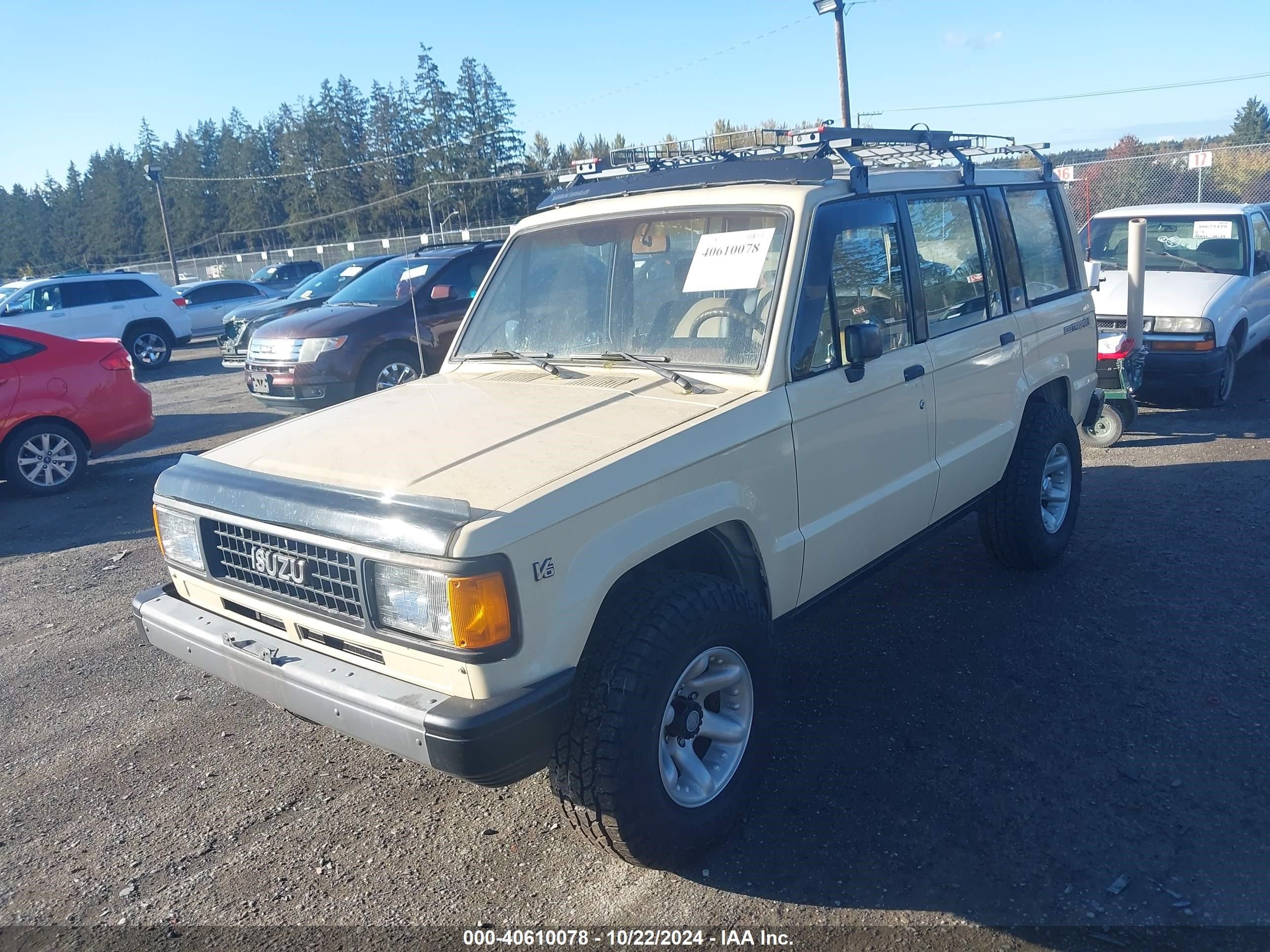 Price & History 1989 Isuzu Trooper Ii 2.8l V6 Fi F vin