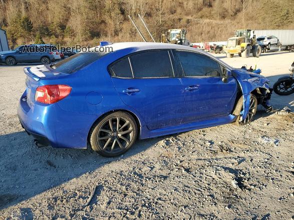 2018 Subaru Wrx Premium Синий vin: JF1VA1C64J9835966