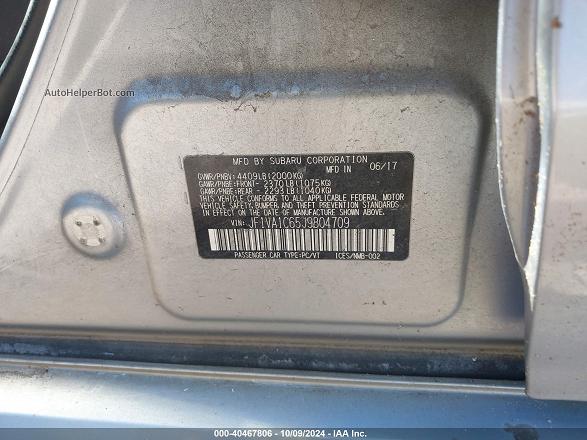 2018 Subaru Wrx Premium Серебряный vin: JF1VA1C65J9804709