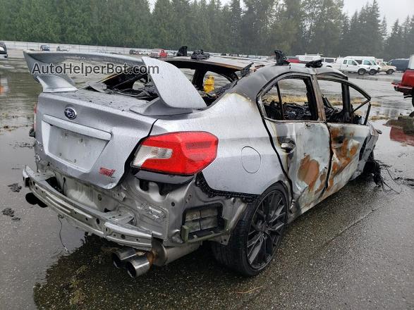 2018 Subaru Wrx Sti Silver vin: JF1VA2M68J9806376
