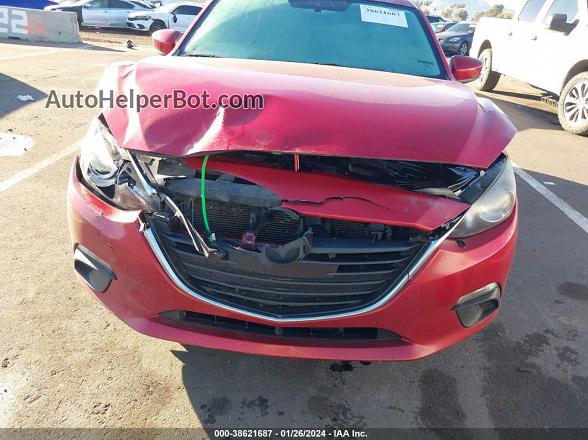 2014 Mazda Mazda3 I Grand Touring Red vin: JM1BM1M75E1207835