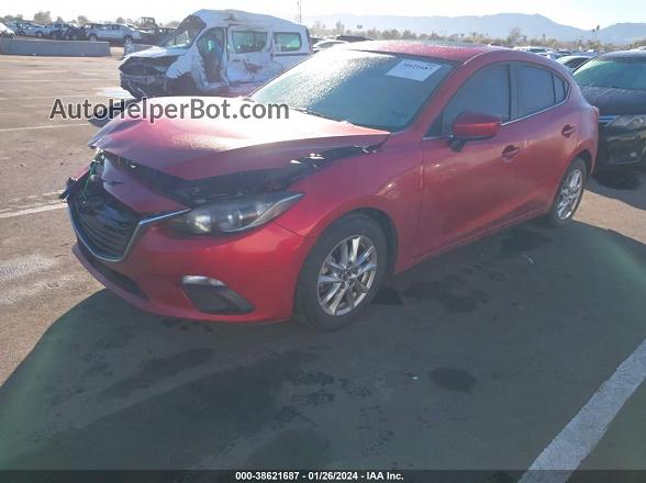 2014 Mazda Mazda3 I Grand Touring Red vin: JM1BM1M75E1207835