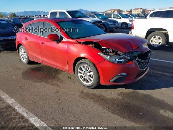 2014 Mazda Mazda3 I Grand Touring Red vin: JM1BM1M75E1207835