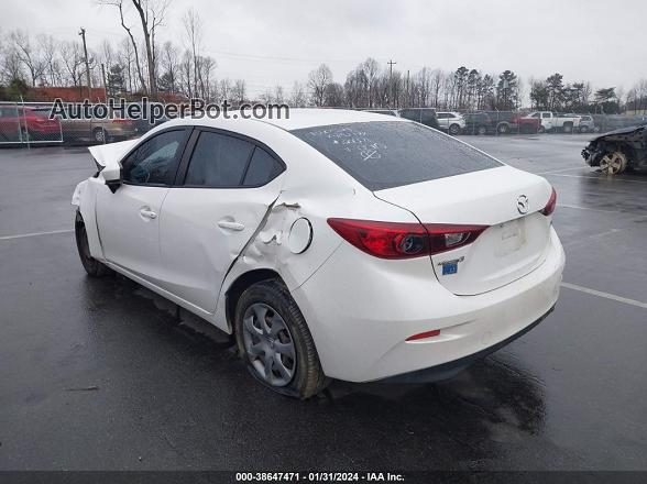 2014 Mazda Mazda3   White vin: JM1BM1U74E1120010