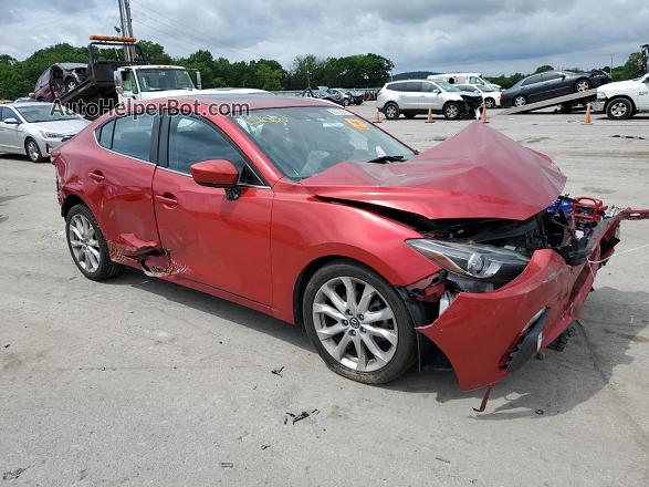 2014 Mazda 3 Grand Touring Red vin: JM1BM1W31E1107936