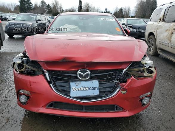 2014 Mazda 3 Grand Touring Red vin: JM1BM1W39E1113547