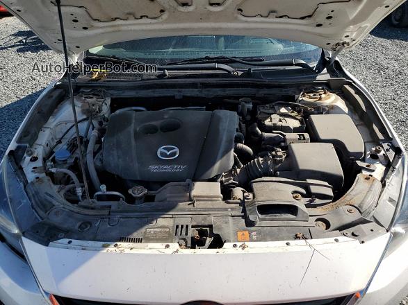 2014 Mazda 3 Grand Touring White vin: JM1BM1W39E1118540