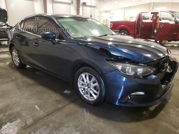 2014 Mazda 3 Grand Touring Blue vin: JM1BM1W7XE1211411