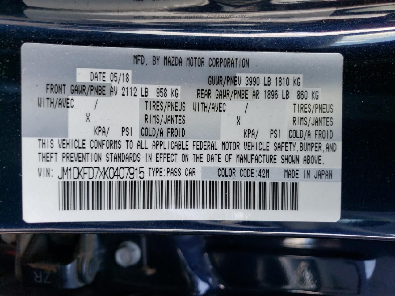 Price & History 2019 Mazda Cx-3 Grand Touring 2.0l 4 vin