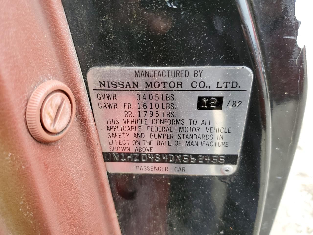 Price & History 1983 Datsun 280zx 2.7l 6 vin: JN1HZ04S4DX562455