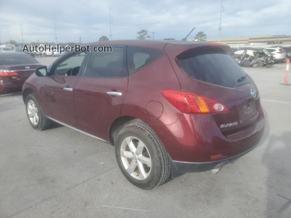 2010 Nissan Murano S Бордовый vin: JN8AZ1MU3AW002972