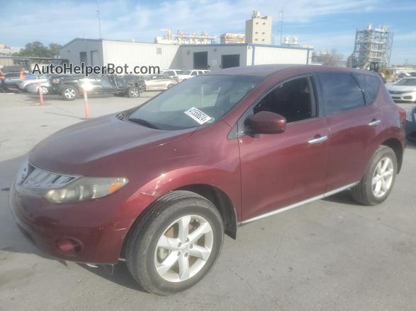 2010 Nissan Murano S Бордовый vin: JN8AZ1MU3AW002972