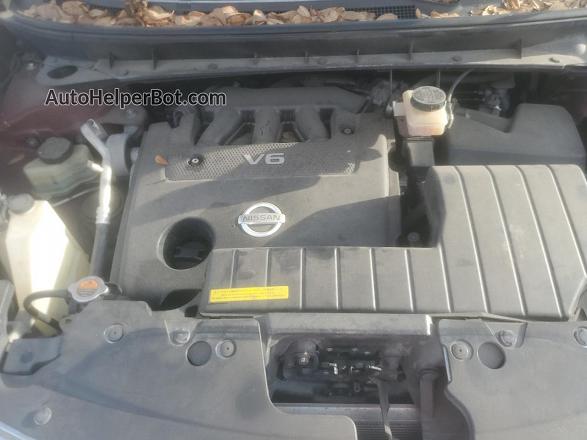 2010 Nissan Murano S Бордовый vin: JN8AZ1MU3AW002972