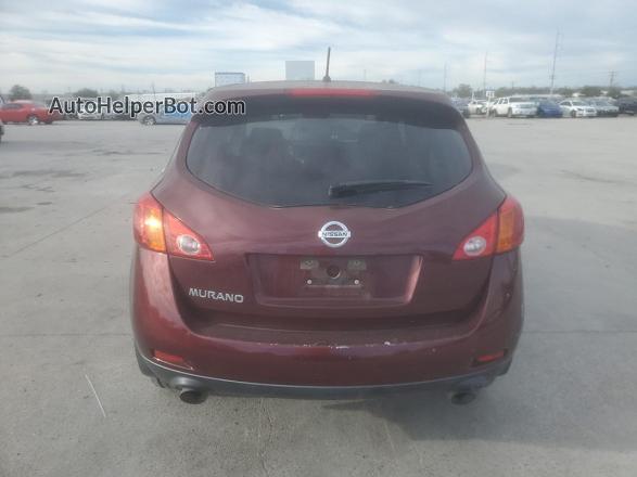 2010 Nissan Murano S Бордовый vin: JN8AZ1MU3AW002972