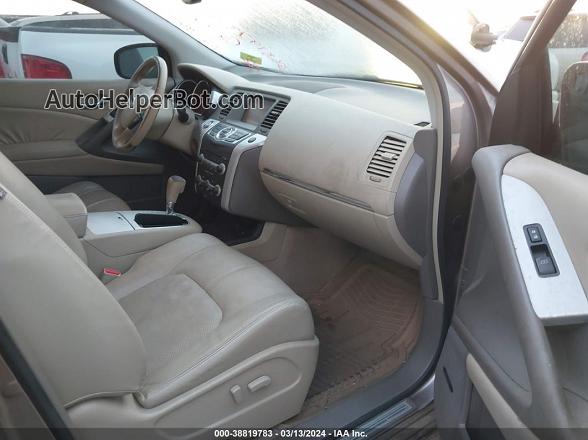 2010 Nissan Murano Sl Gray vin: JN8AZ1MU6AW000276