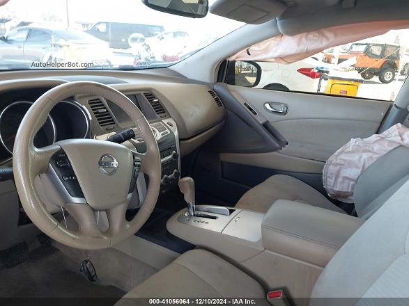 2010 Nissan Murano Sl White vin: JN8AZ1MU6AW008667