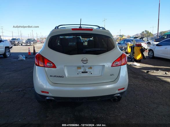2010 Nissan Murano Sl White vin: JN8AZ1MU6AW008667