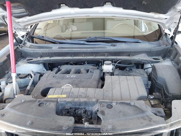 2010 Nissan Murano Sl White vin: JN8AZ1MU6AW008667