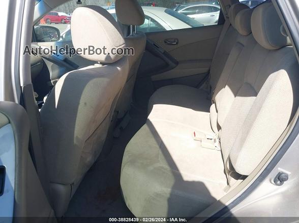 2010 Nissan Murano S Silver vin: JN8AZ1MU7AW021315