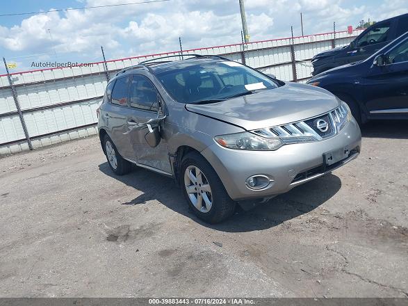 2010 Nissan Murano Sl Silver vin: JN8AZ1MU9AW018349