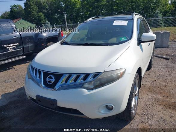2010 Nissan Murano Le Белый vin: JN8AZ1MW0AW104795