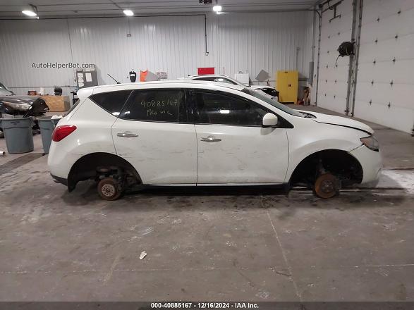 2010 Nissan Murano S Белый vin: JN8AZ1MW1AW129947