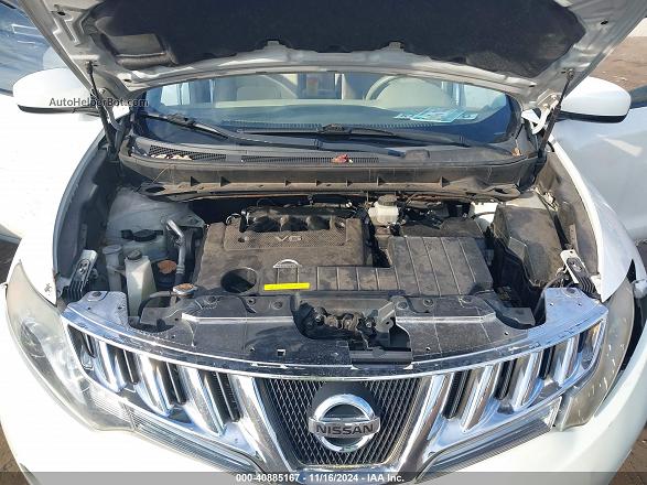 2010 Nissan Murano S Белый vin: JN8AZ1MW1AW129947