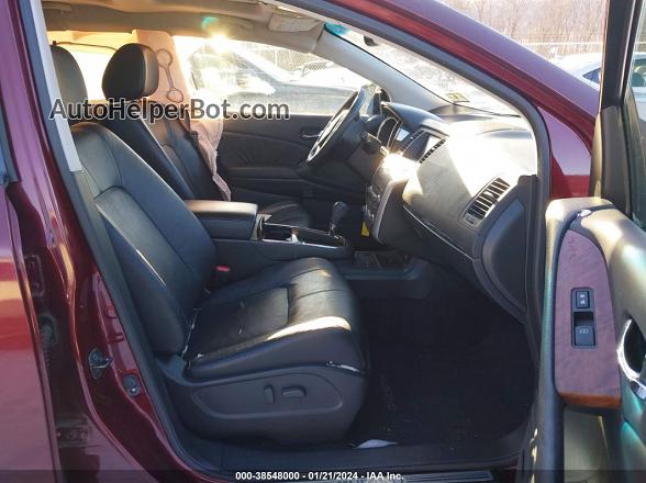 2010 Nissan Murano Le Maroon vin: JN8AZ1MW2AW110405