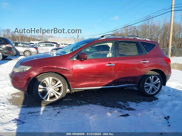 2010 Nissan Murano Le Maroon vin: JN8AZ1MW2AW110405