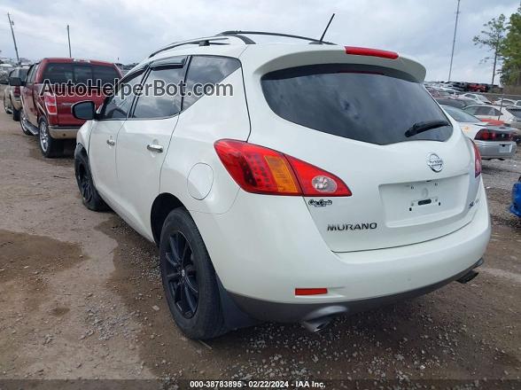 2010 Nissan Murano Sl White vin: JN8AZ1MW4AW122328