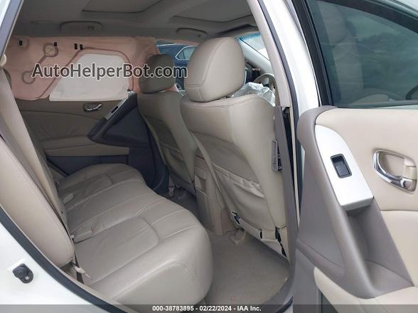 2010 Nissan Murano Sl White vin: JN8AZ1MW4AW122328