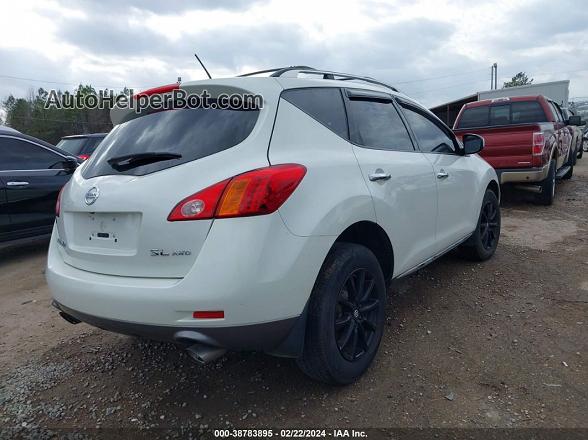2010 Nissan Murano Sl White vin: JN8AZ1MW4AW122328