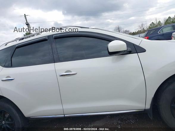 2010 Nissan Murano Sl White vin: JN8AZ1MW4AW122328