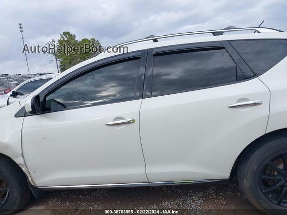 2010 Nissan Murano Sl White vin: JN8AZ1MW4AW122328