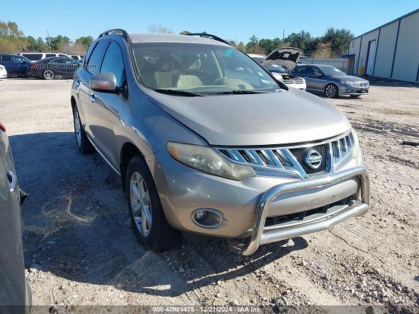 2010 Nissan Murano Sl Tan vin: JN8AZ1MW5AW106493