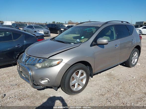 2010 Nissan Murano Sl Tan vin: JN8AZ1MW5AW106493
