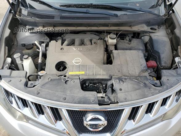 2010 Nissan Murano S Silver vin: JN8AZ1MW6AW139986