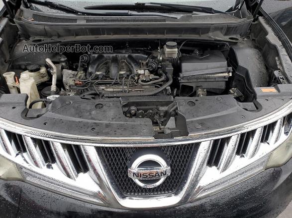 2010 Nissan Murano S Black vin: JN8AZ1MW7AW127457