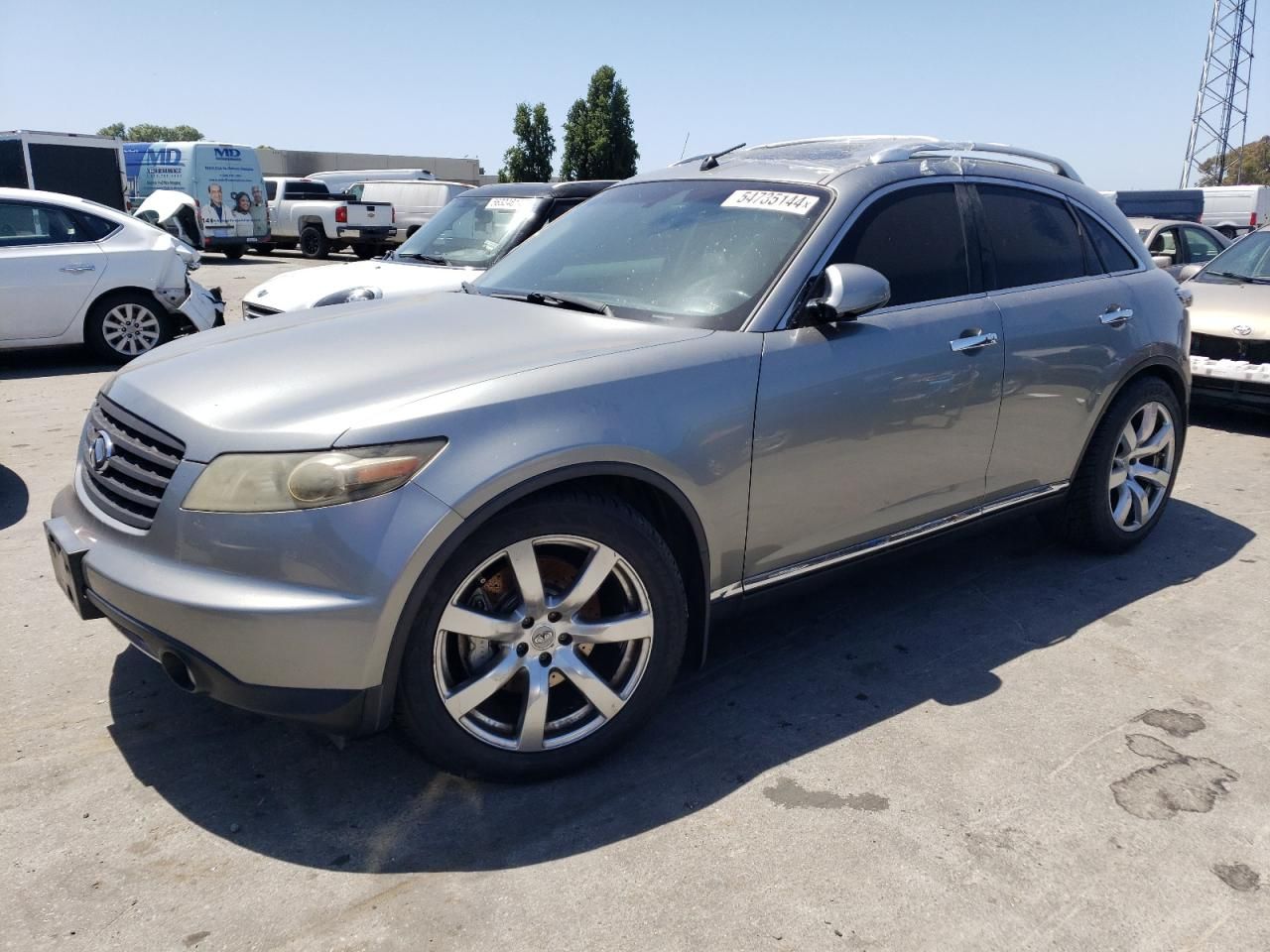 Price & History 2007 Infiniti Fx45 4.5l 8 vin