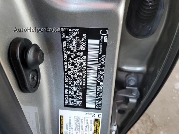 2015 Lexus Es 350 Silver vin: JTHBK1GG6F2198865