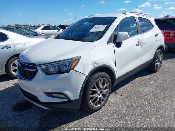 2017 Buick Encore Sport Touring Белый vin: KL4CJ1SB2HB169221