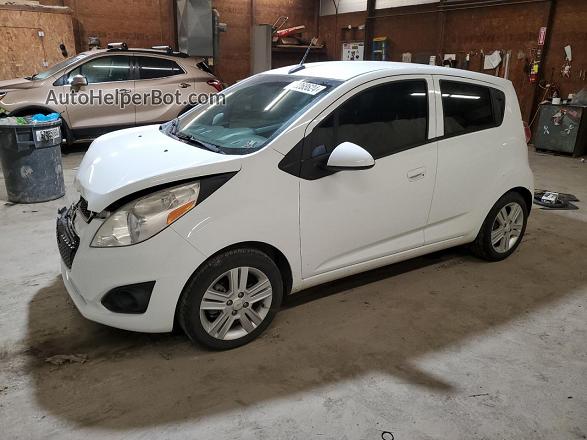 2013 Chevrolet Spark Ls White vin: KL8CA6S93DC606026