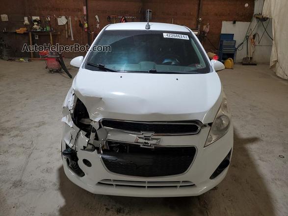 2013 Chevrolet Spark Ls White vin: KL8CA6S93DC606026