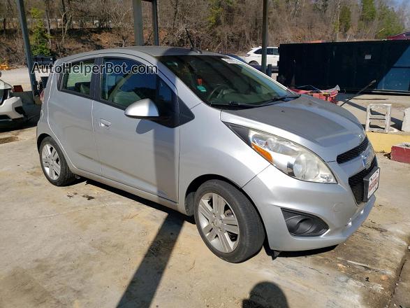2013 Chevrolet Spark Ls Silver vin: KL8CB6S98DC542157