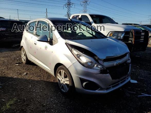 2013 Chevrolet Spark 1lt Silver vin: KL8CD6S94DC507092