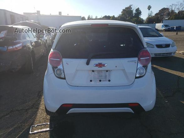 2013 Chevrolet Spark 1lt White vin: KL8CD6S96DC547982